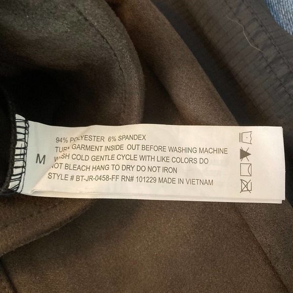 Stoosh Pants Womens Sz M Brown Microsuede Pull On Leggings Stretch High Rise‎ - Picture 7 of 11